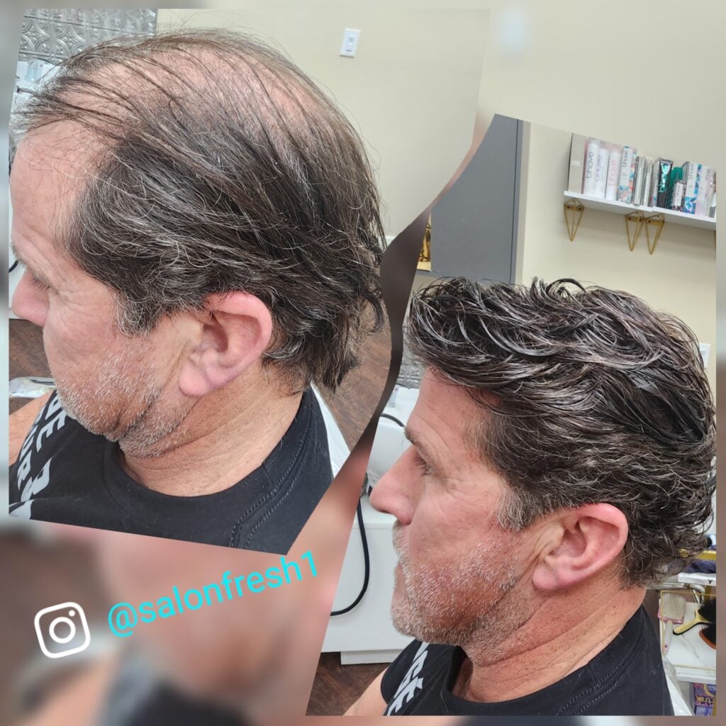 Hair transformation by Salon Fresh