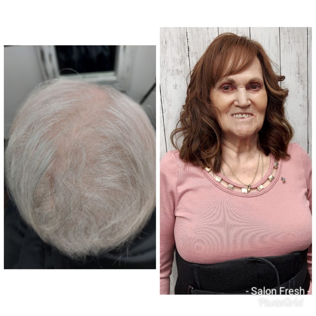Hair transformation by Salon Fresh