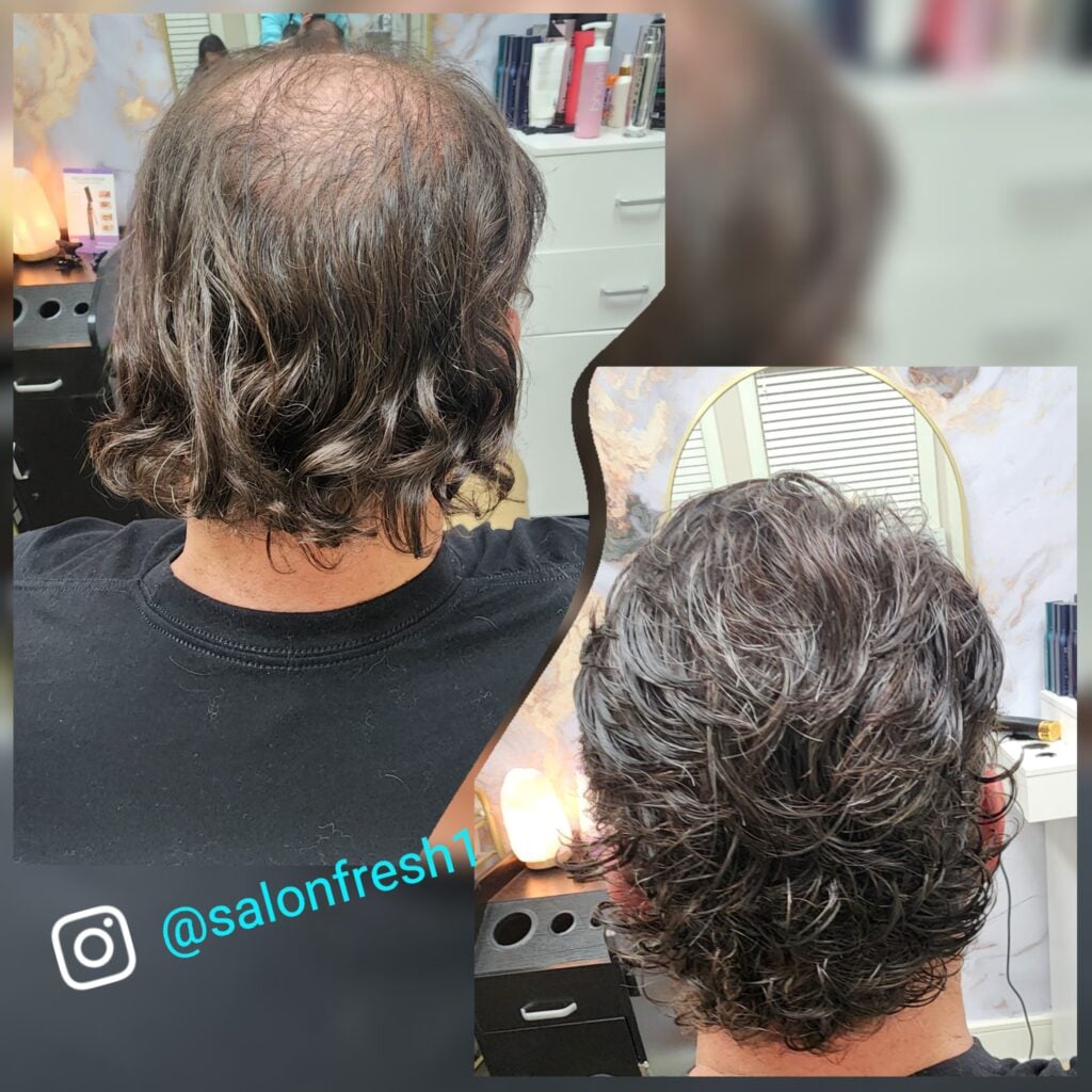 Hair transformation by Salon Fresh
