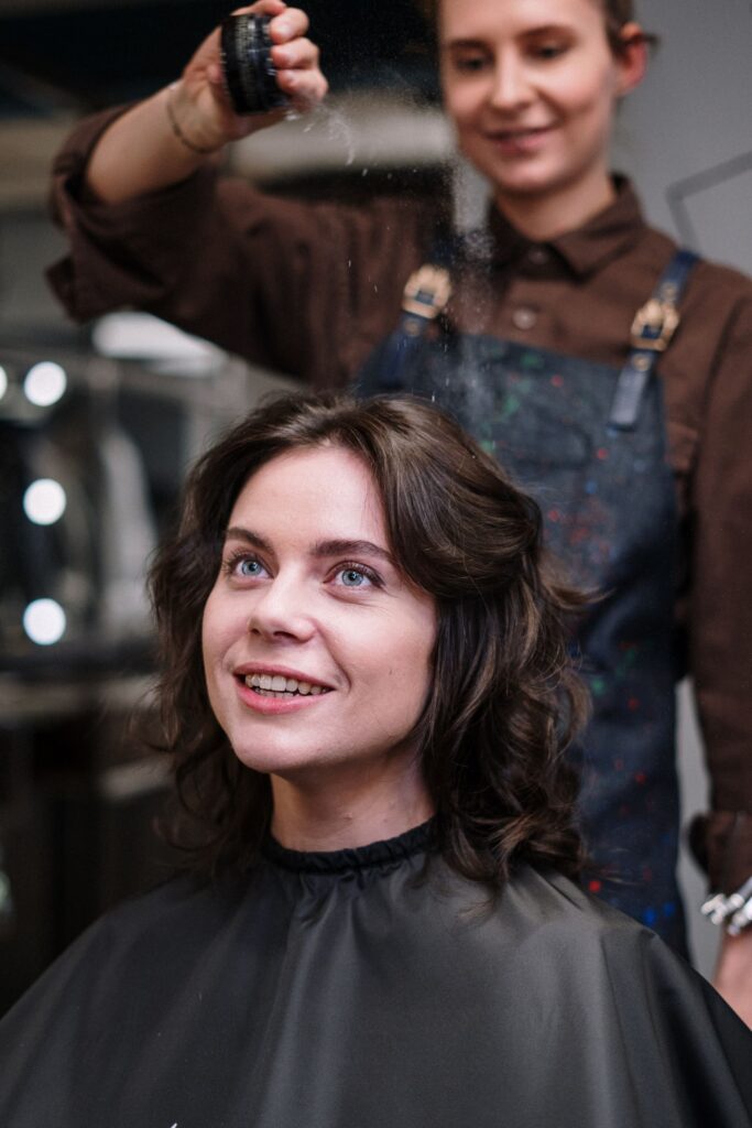 Conditioning treatment at Salon Fresh